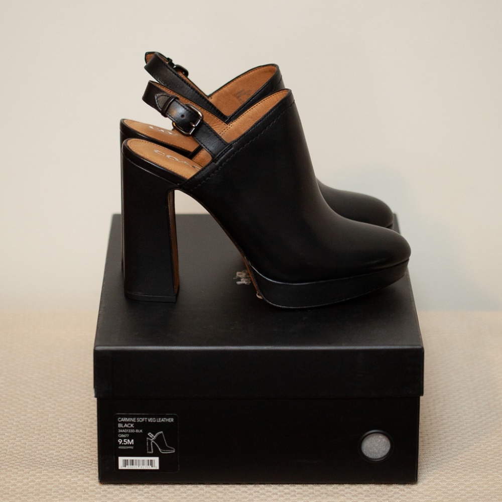 NIB Coach Carmine in Black, Size 9.5 - Picture 6 of 8